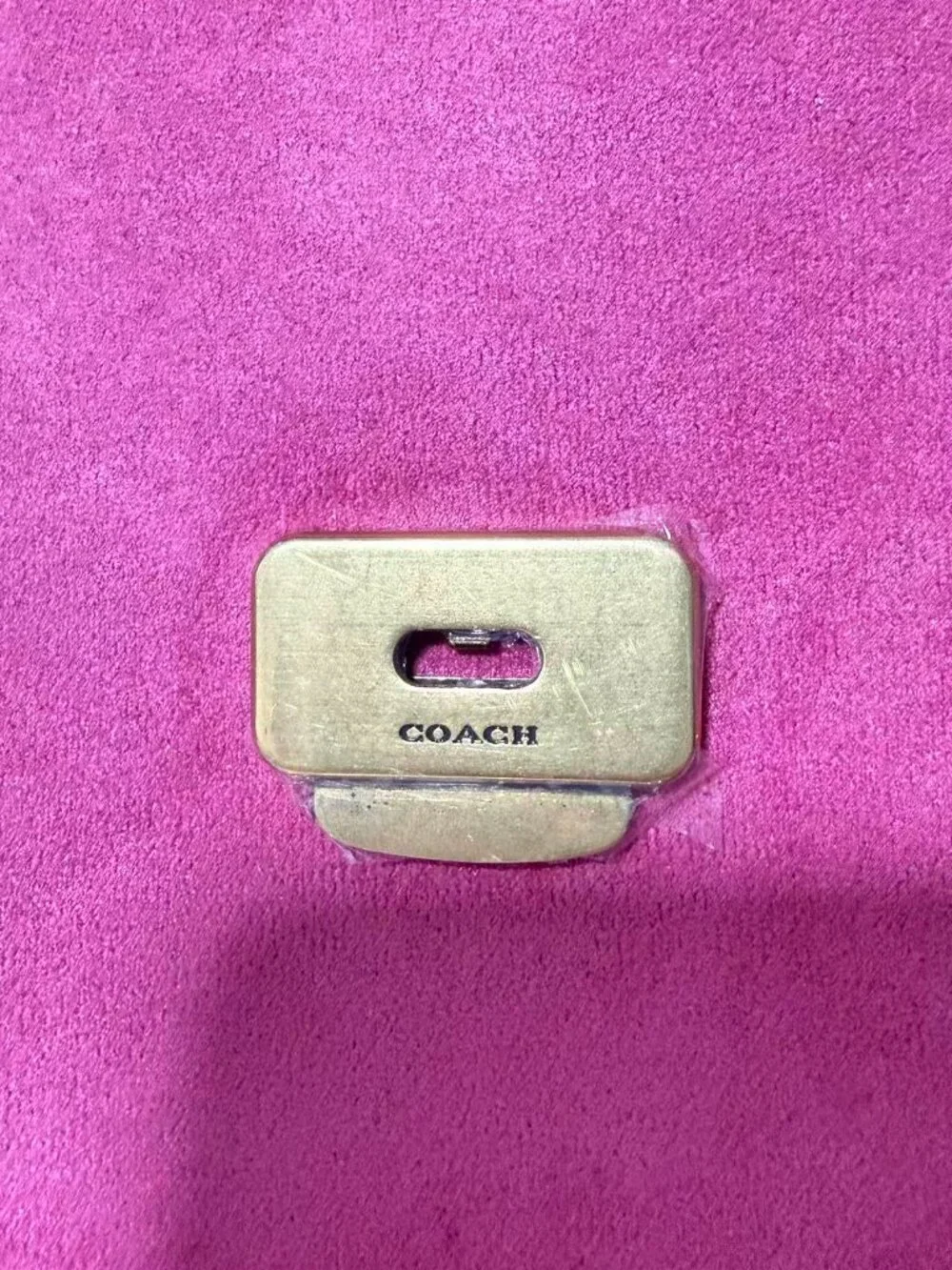 COACH Eliza Suede Flap Shoulder Bag, Pink